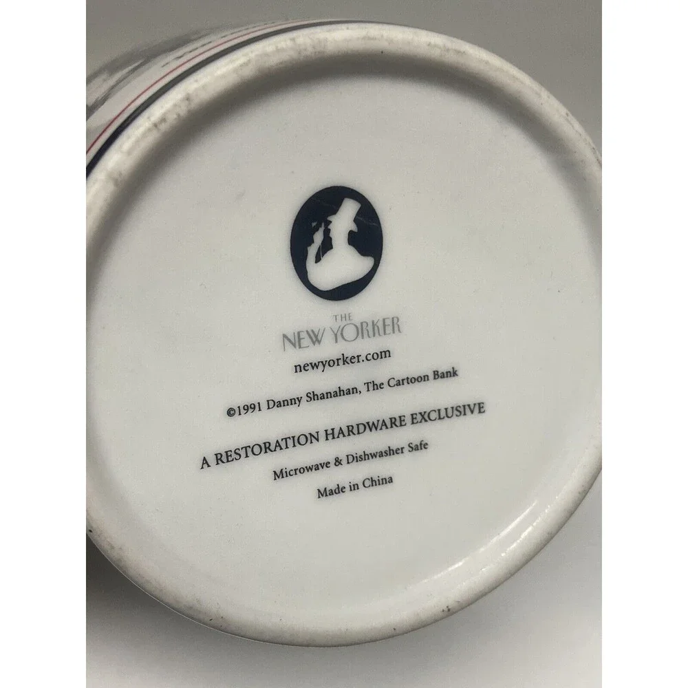1991 Restoration Hardware You Smell Like A Chimney The New Yorker Coffee Mug NM